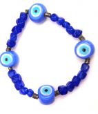 Pulseira olho grego azul royal